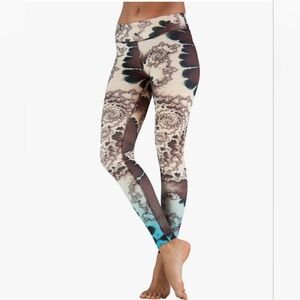 Niyama High-Waist Artisan Print Yoga Leggings Size S